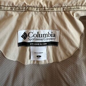 Men’s Columbia lightweight jacket. Size Large.
